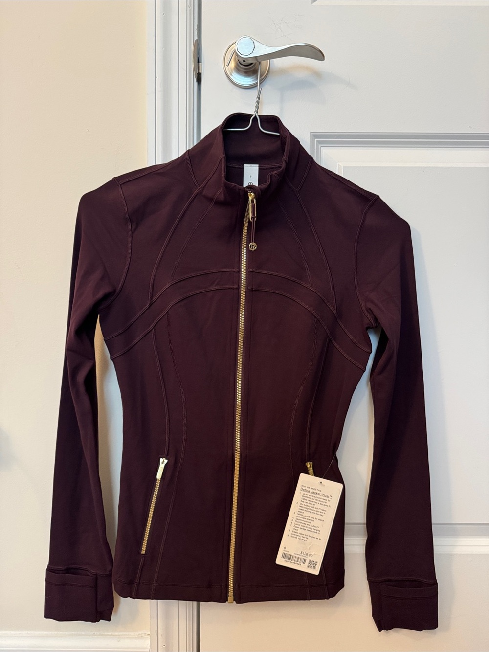 Women's Plum Zip-Front Jacket - - Picture 5 of 13